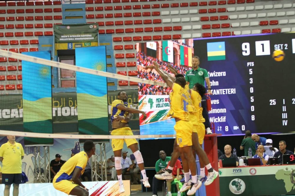 U Rwanda rwahaye DR Congo isomo rya Volleyball 